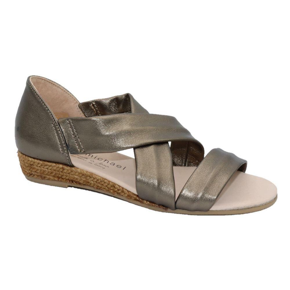 ERIC MICHAEL NETTIE WOMEN'S SANDAL in Metallic - Picture 2 of 4